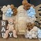 Blue and Brown Balloons, 60 PCS Pastel Macaron Blue White Sand Nude Brown Latex Balloons Set(Blue Brown)